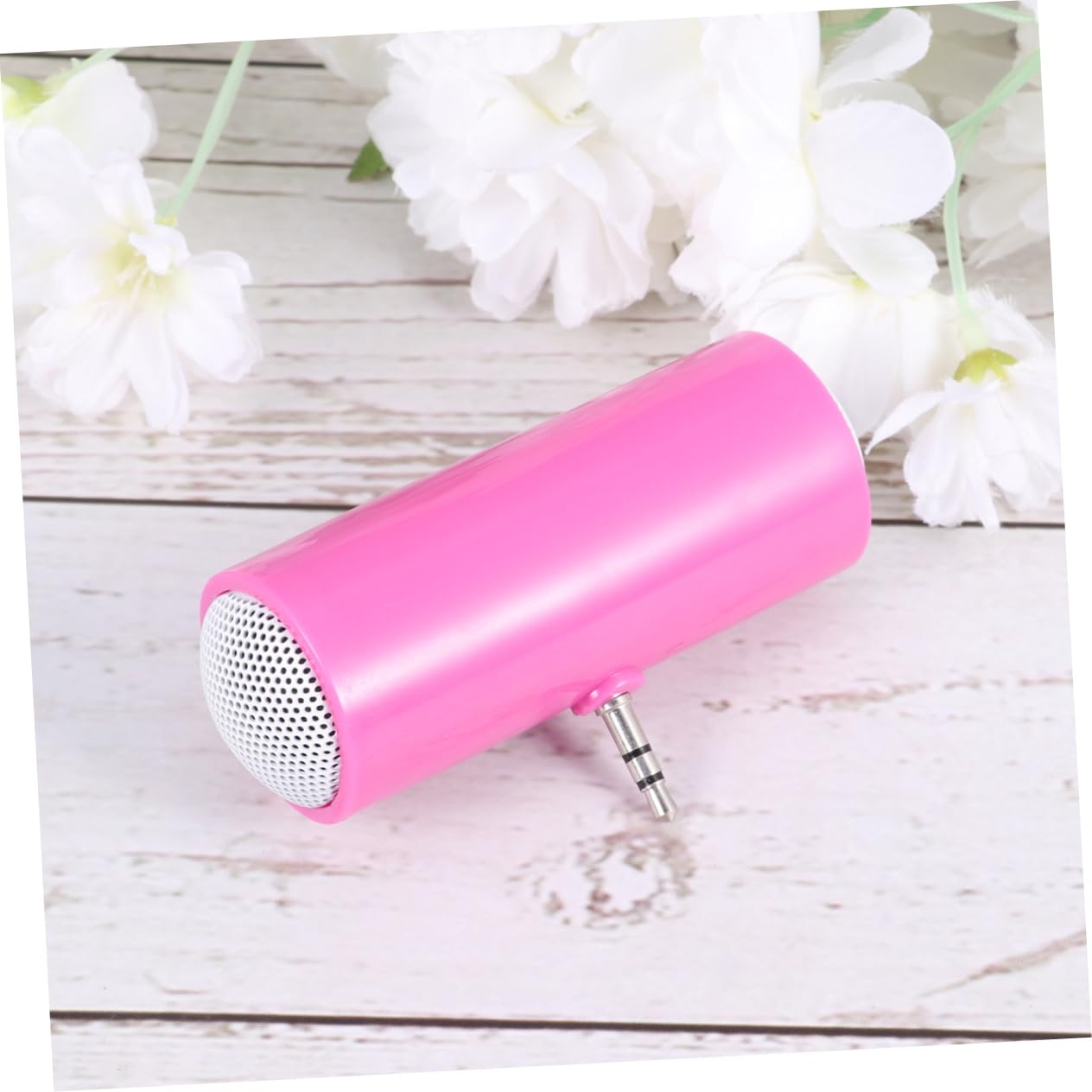 Portable Stereo Speaker with 3.5mm Audio Jack - Compatible with Phone, Tablet, Laptop (No Battery Required) - Perfect for Home, Office & Outdoor Use