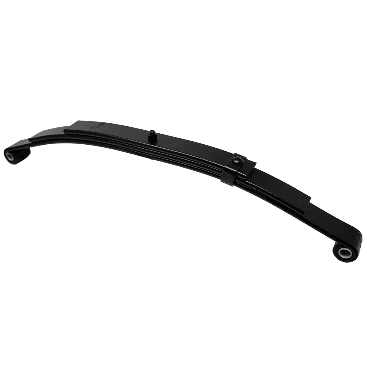 RUSSO 2PK 25-1/4-inch 2K 3 Leaf Double Eye Leaf Spring - Heavy Duty Suspension Replacement for Trucks & Trailers - Perfect for Off-Roading, Towing & Commercial Use