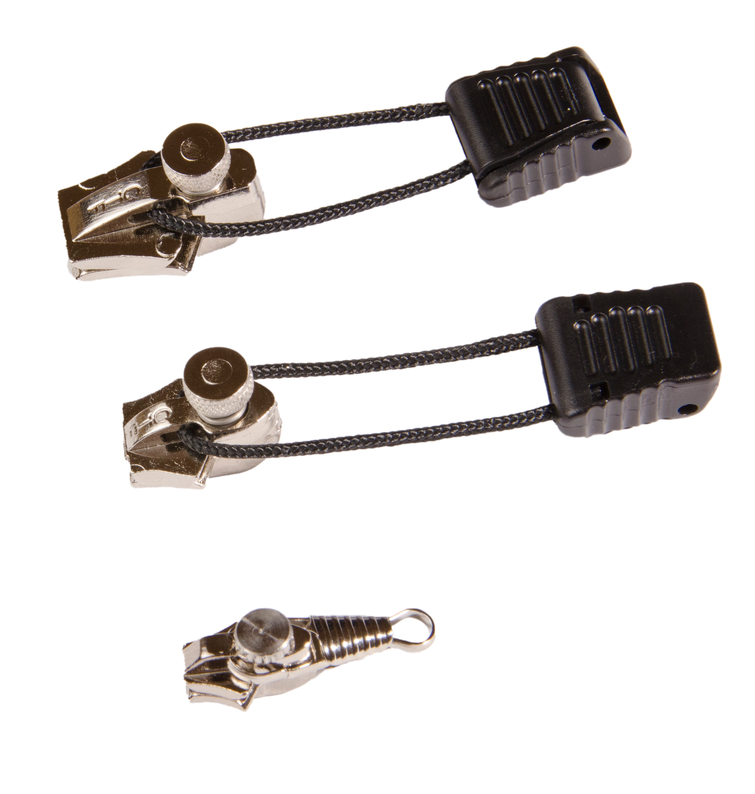 FixnZip™ Nickel Zipper Sliders - Replacement Zipper Pulls for Jackets, Bags & Clothing - Durable Metal Zipper Repair Kit for Outdoor Gear, Luggage & DIY Projects