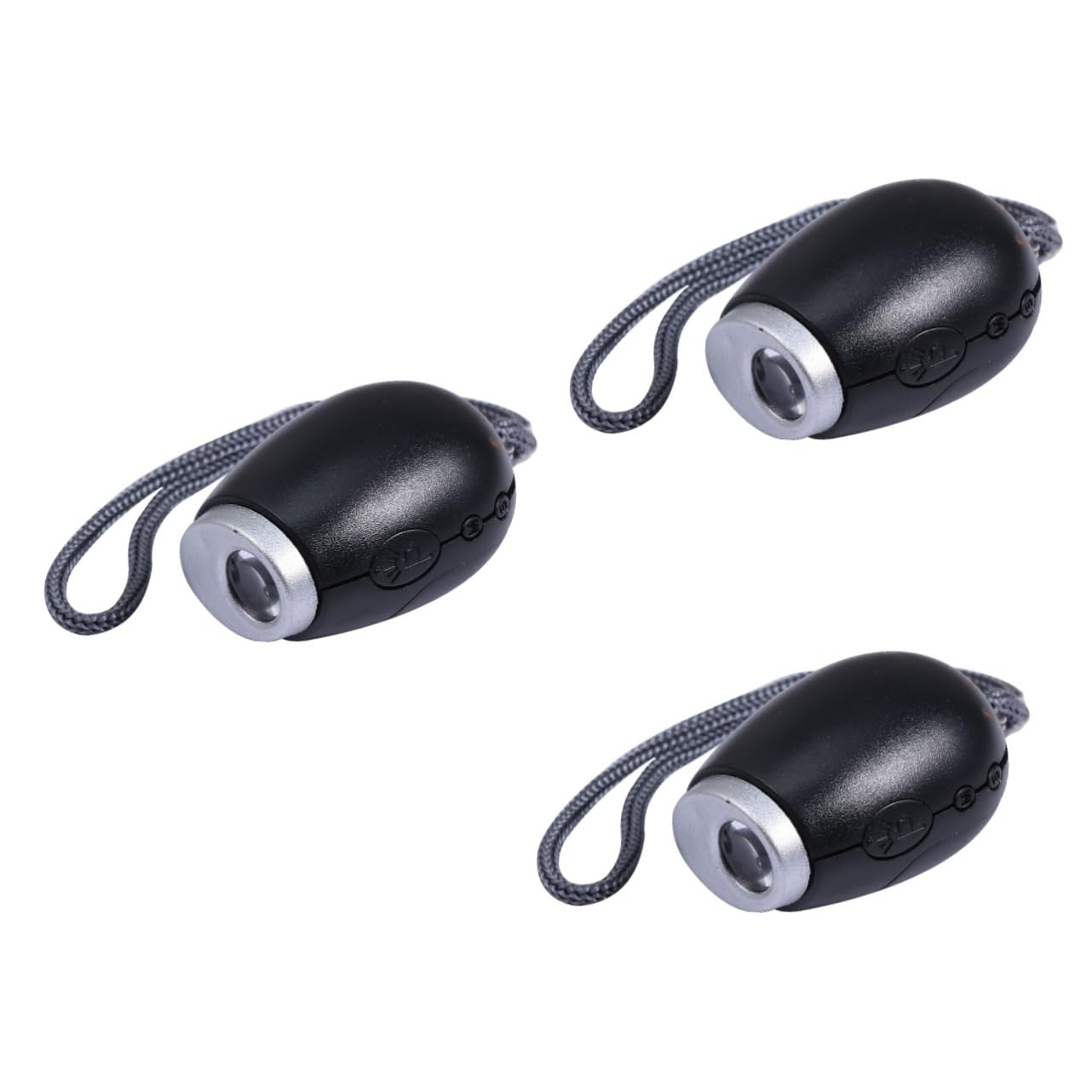 Cabilock 3-Pack Kids Digital LED Projection Alarm Clock Keychain - Portable Travel Clock with Ceiling Time Projector, Timer & Night Light | Perfect for Bedrooms, Travel, Gifts and School Use