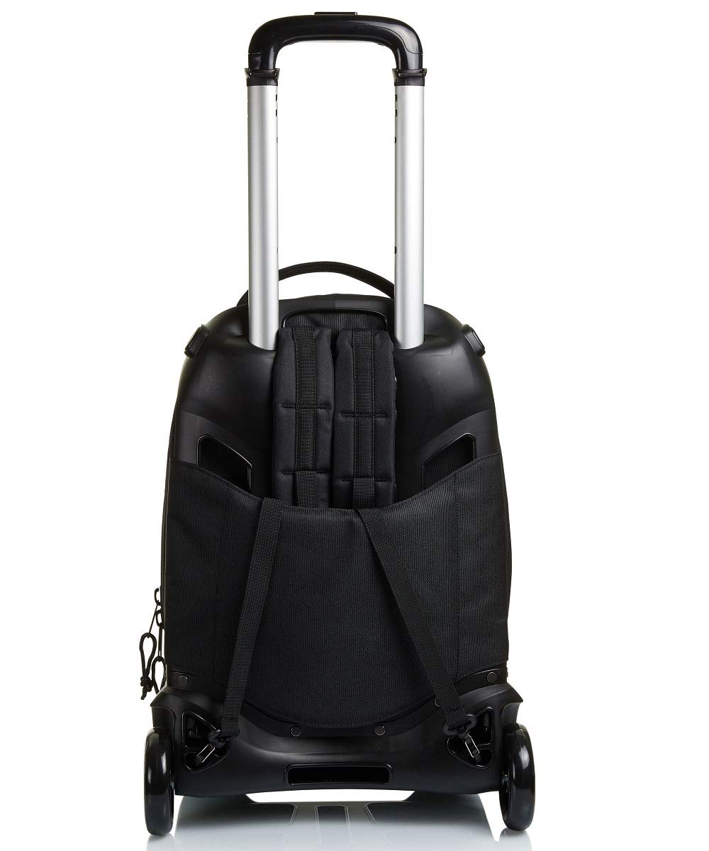 Invicta New Plug Logo Dual-Use Trolley Bag - Unisex Travel & Gym Duffel - Black (One Size) - Perfect for Business Trips, Weekend Getaways & Sports Gear Storage