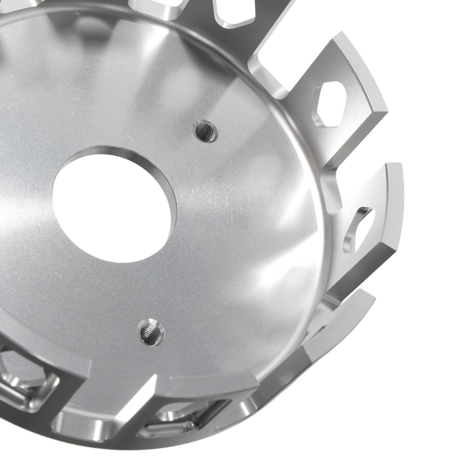 Yamaha Blaster 200 1988-2006 Clutch Basket Kit with Friction Plates, Steel Plates & Springs - Silver | ATV Clutch Replacement Parts for Off-Road & Trail Riding