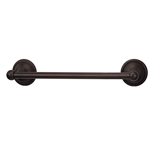 Yale A9220-12-CHBRZ Traditional 12-Inch Bronze Towel Bar - Bathroom & Kitchen Towel Holder for Home Decor & Organization