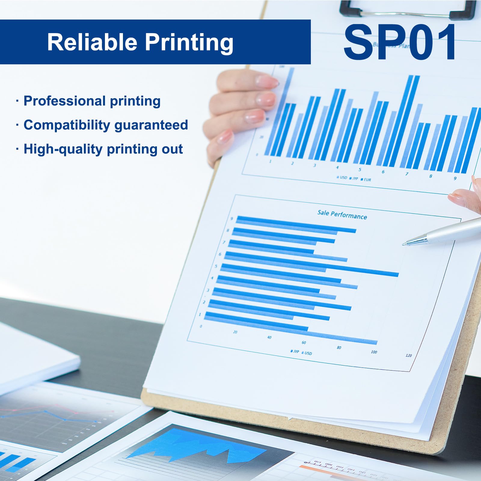 SP01 Sublimation Ink Cartridge 4-Pack (BCMY) - Remanufactured SP01BK, SP01CS, SP01MS, SP01YS - Compatible with Brother SP-1/SP1 Sublimation Inkjet Printer - Perfect for T-Shirt, Mug & Photo Printing