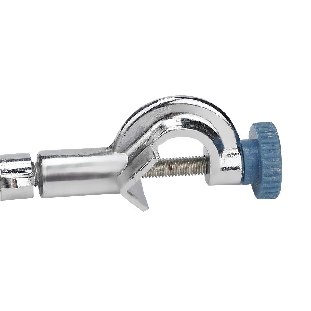 Lab Condenser Tube Holder - Universal Metal Beaker Clamp for Chemistry Experiments | Secure Flask & Condensing Pipe Support for Science Labs, School Projects & Research Facilities