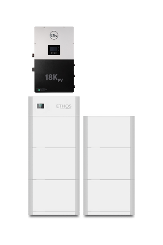 EG4 18Kpv Solar Battery Bundle with 12kW Output | 10.2kWh to 30.7kWh Capacity | Indoor & Outdoor Energy Storage System for Home Backup & Off-Grid Power [BNDL B0004]