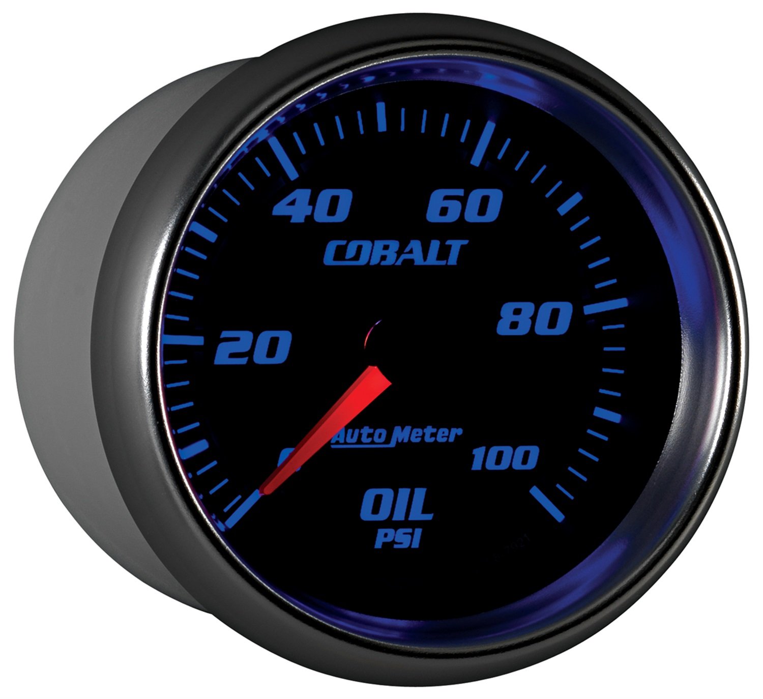 Auto Meter 7921 Cobalt Mechanical Oil Pressure Gauge - 0-100 PSI, 2-1/16