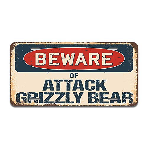Beware of Attack Grizzly Bear