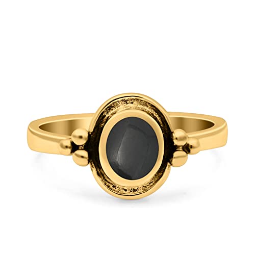 Yellow Tone, Simulated Black Onyx