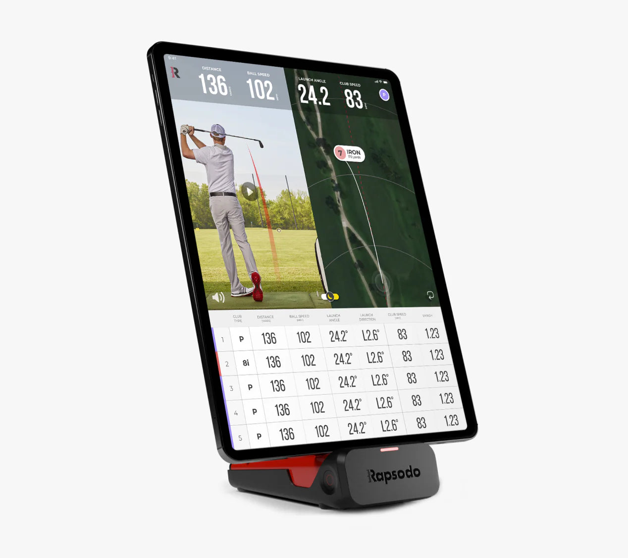 Rapsodo Mobile Launch Monitor (MLM) - Golf Swing Analyzer & Performance Tracker for Indoor/Outdoor Practice | Perfect for Golfers & Coaches