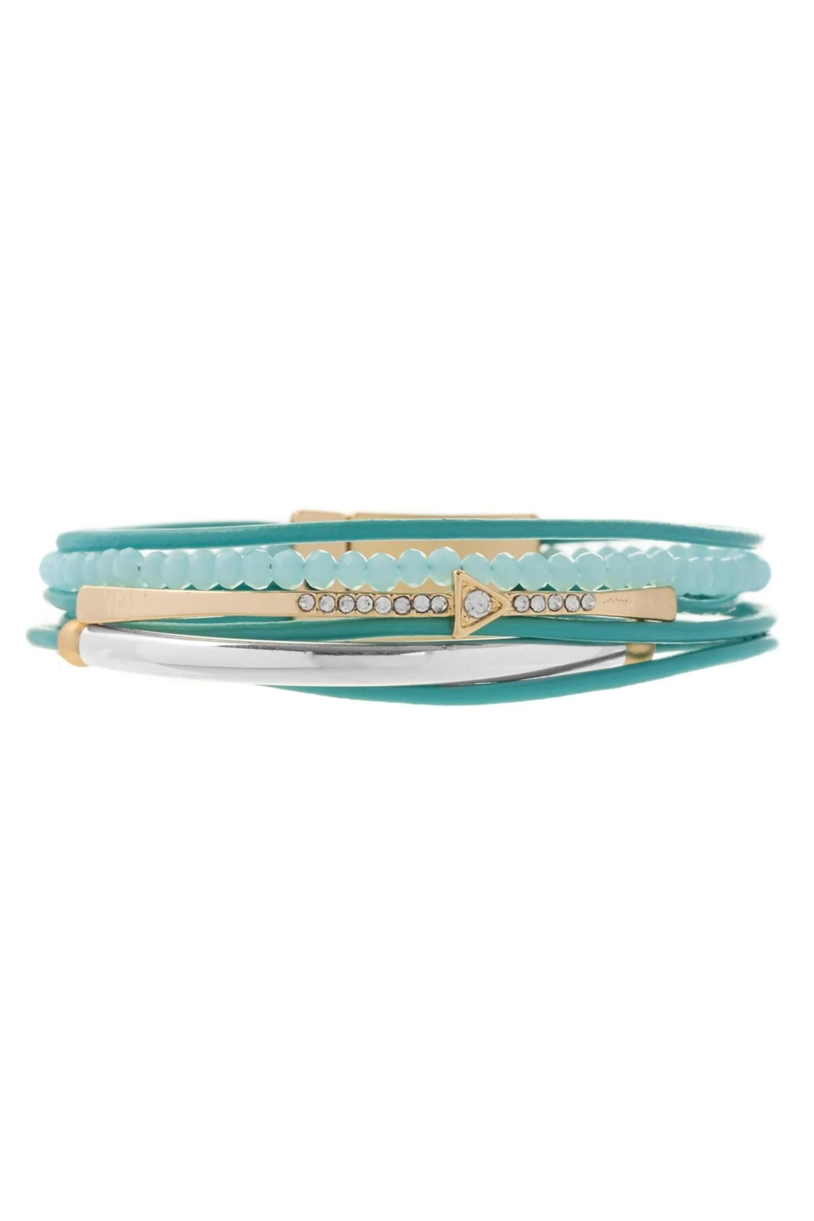 Golden Arrow Leather Bracelet for Women - Stylish Boho Jewelry Gift for Casual & Party Wear