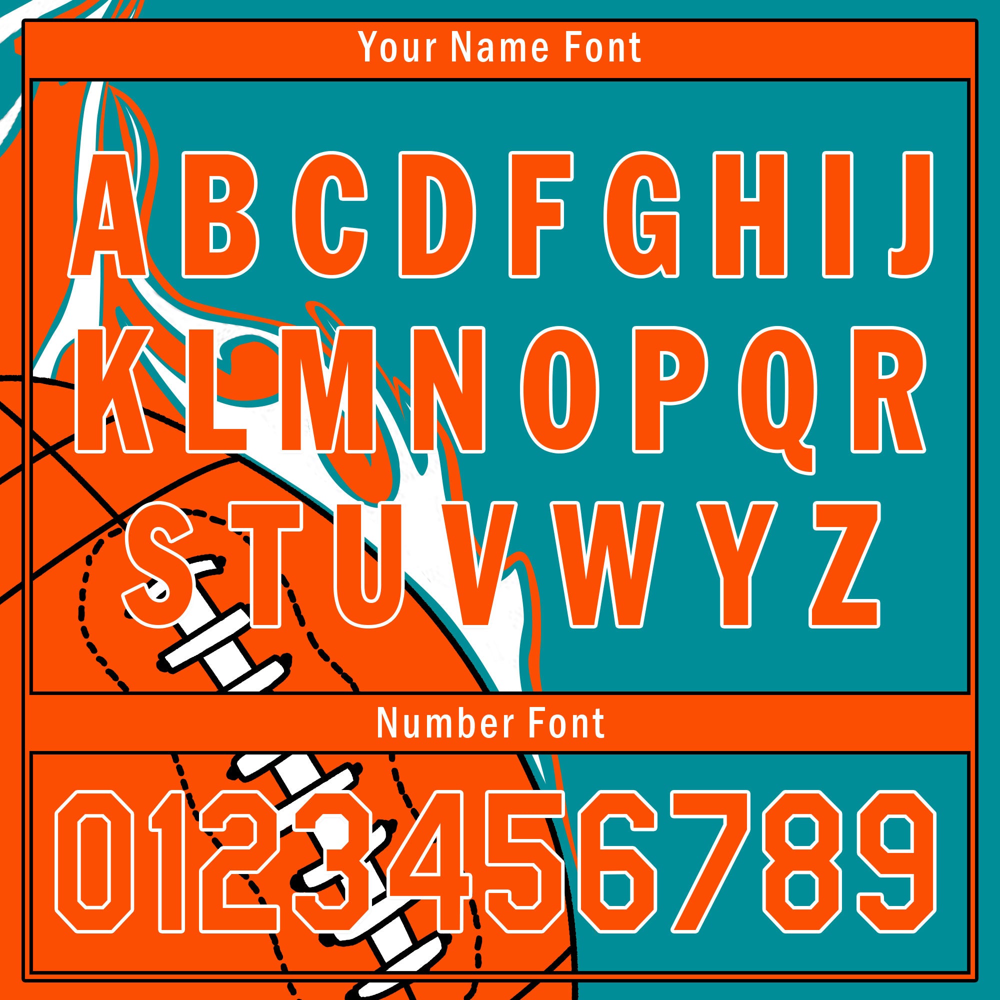 Custom Cyan & Orange Classic Style Personalized Authentic Baseball Jersey - UN002 D0b0a00 - Perfect for Team Sports, Fan Events & Casual Wear