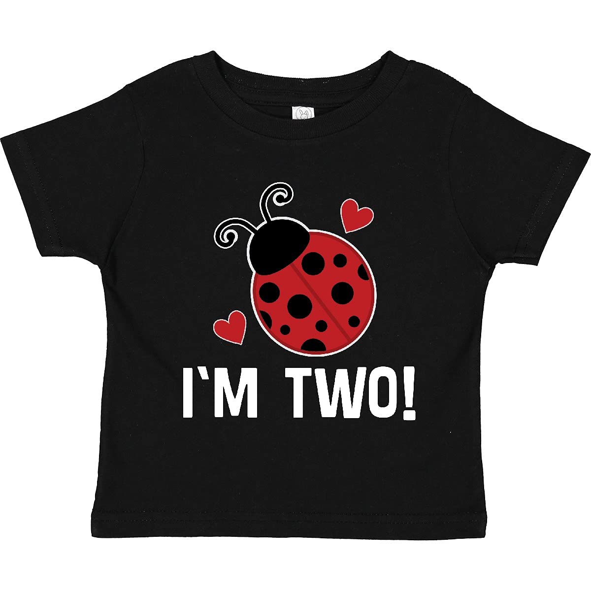 2nd Birthday Ladybug Toddler T-Shirt for Girls | Cute 2 Year Old Birthday Outfit | Perfect for Birthday Parties & Photo Shoots
