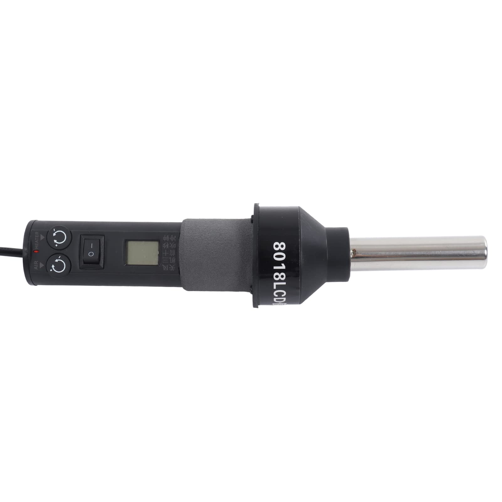 Portable Hot Air Gun with LCD Display - Adjustable Temperature Electronic Heat Gun for Soldering & Desoldering (110V US Plug) - Perfect for DIY Electronics Repair, Craft Projects, and Home Improvement