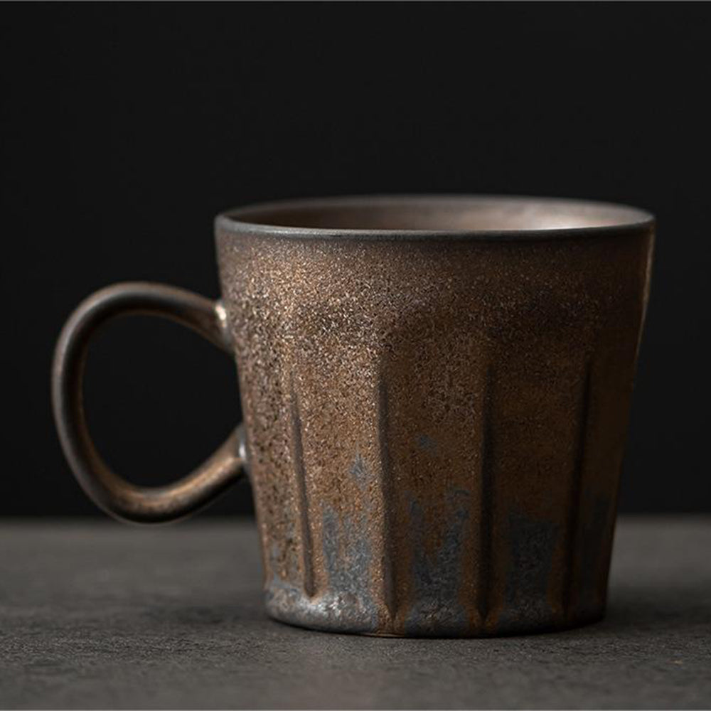 Handmade Japanese Hagi Ware Ceramic Tea Cup - Authentic Traditional Yunomi Chawan for Matcha, Sencha & Green Tea - Perfect for Tea Ceremonies, Home Decor & Gift Giving