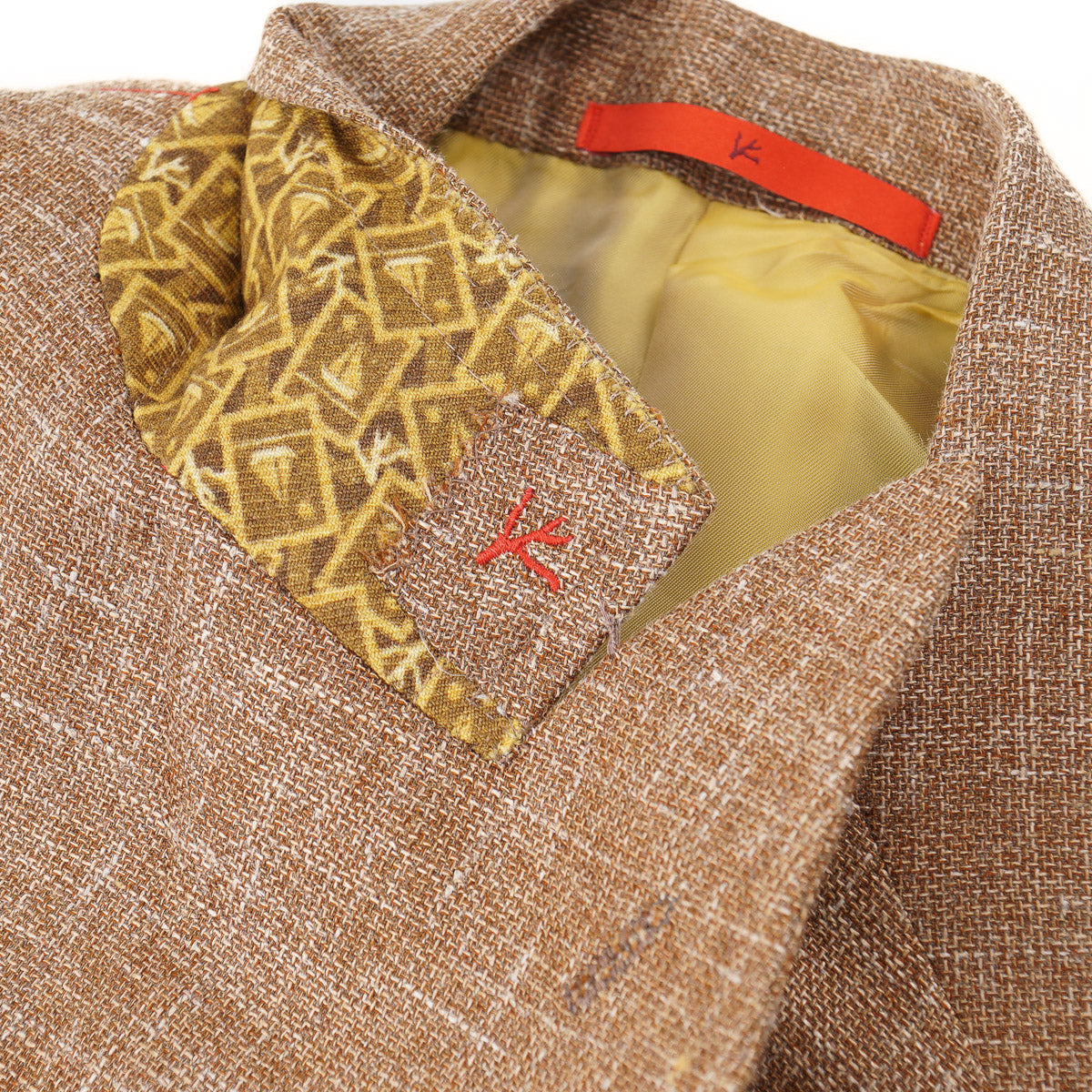 Isaia Slim Fit Wool Linen Silk Blazer for Men - Premium Italian Sport Coat for Business, Weddings & Formal Events