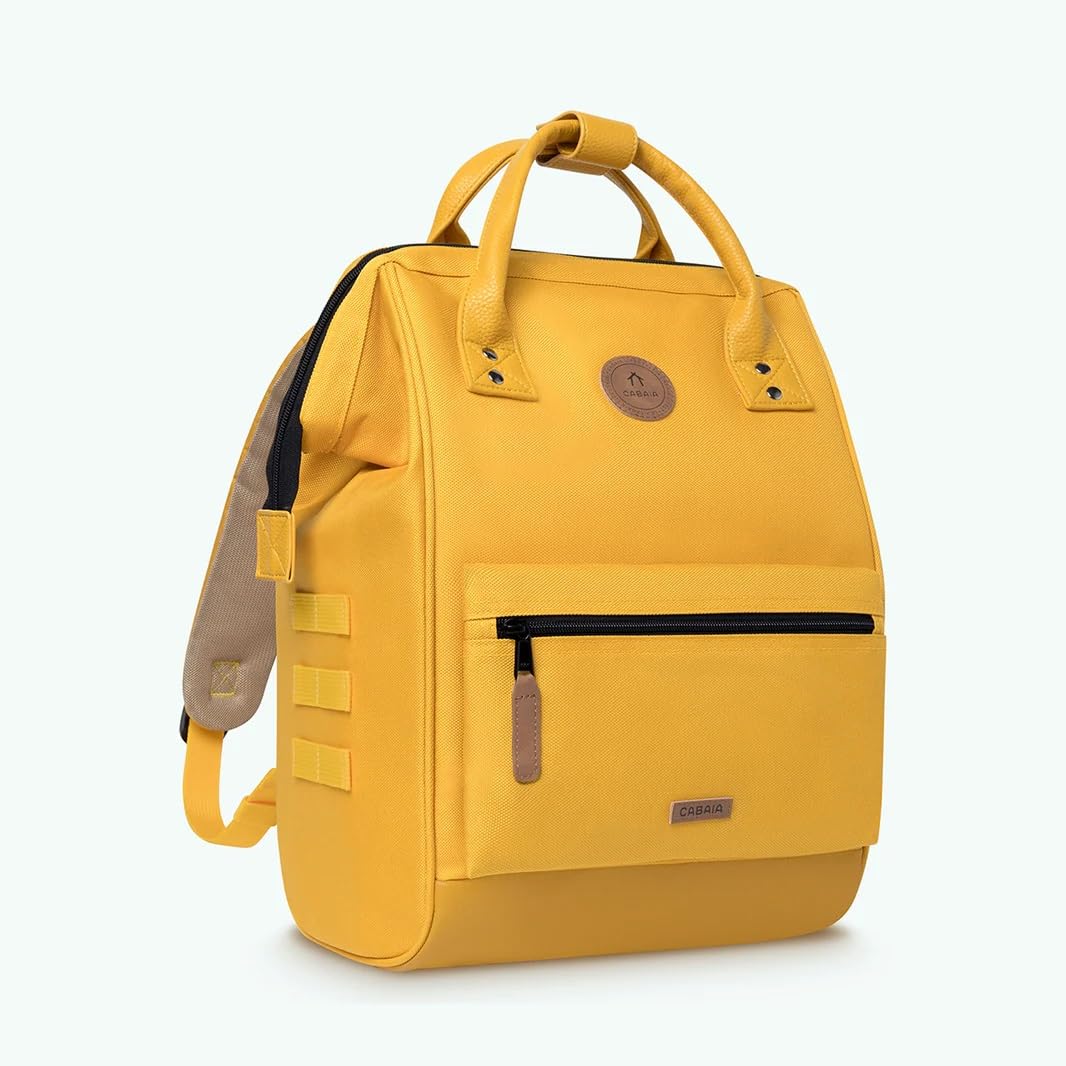 CABAIA Waterproof Backpack with 2 Pockets - Lifetime Warranty - Stylish Unisex Design for Men & Women - Perfect for School, Travel & Business - Vegan Certified - Great for Commuting, Office Work & Weekend Getaways
