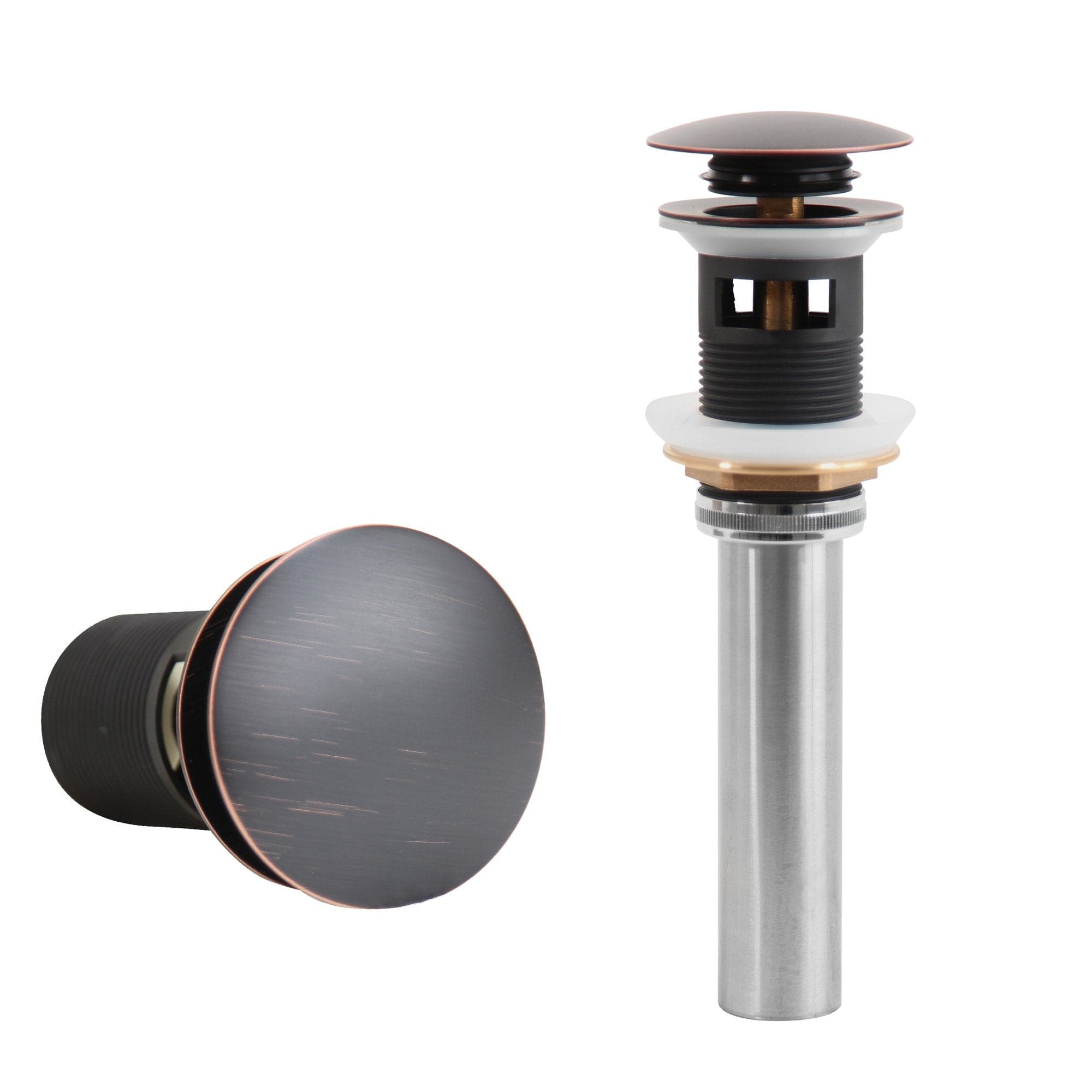 Nantucket Oil Rubbed Bronze Umbrella Drain - Rust-Resistant Outdoor Gutter Drain Cover for Patio, Deck, and Garden Water Drainage