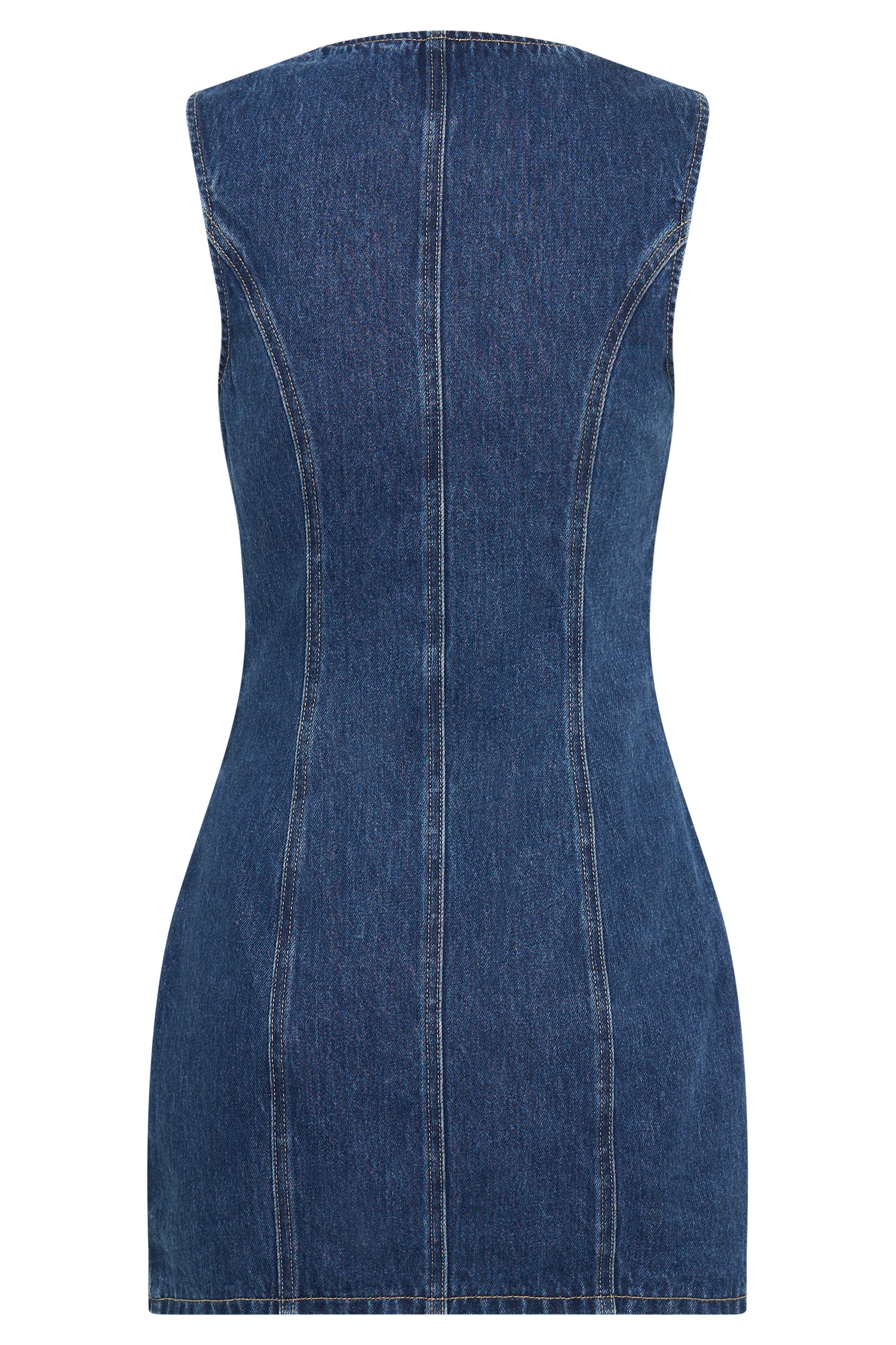 Jane Button Down Denim Mini Dress in Dark Blue | Stylish Casual Outfit for Women | Perfect for Date Night, Brunch & Summer Outings