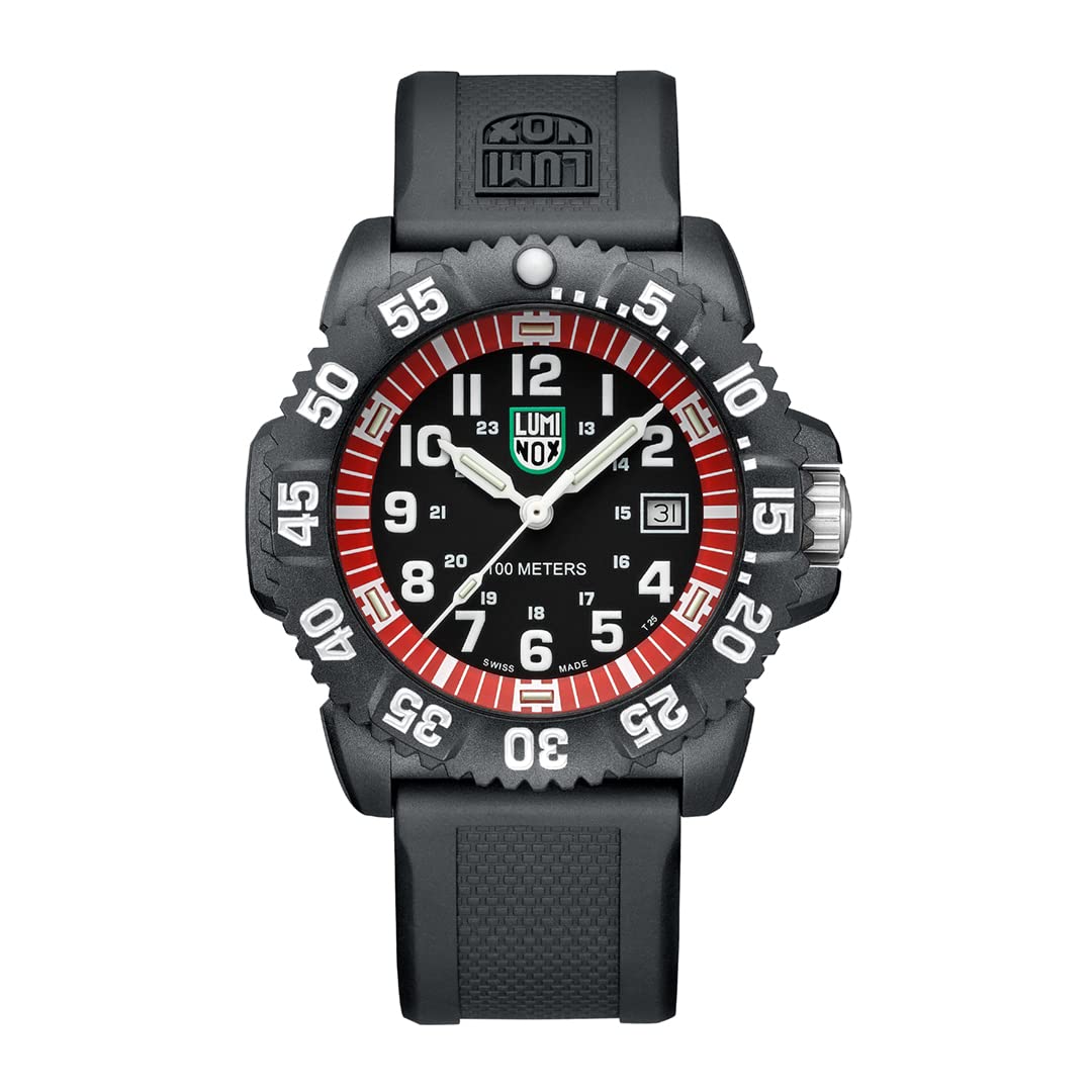 Luminox G Sea Lion X2.2051 Men's Military Watch - 44mm Black Tactical Watch with Date Function & 100m Water Resistance | Perfect for Diving, Outdoor Adventures & Everyday Wear