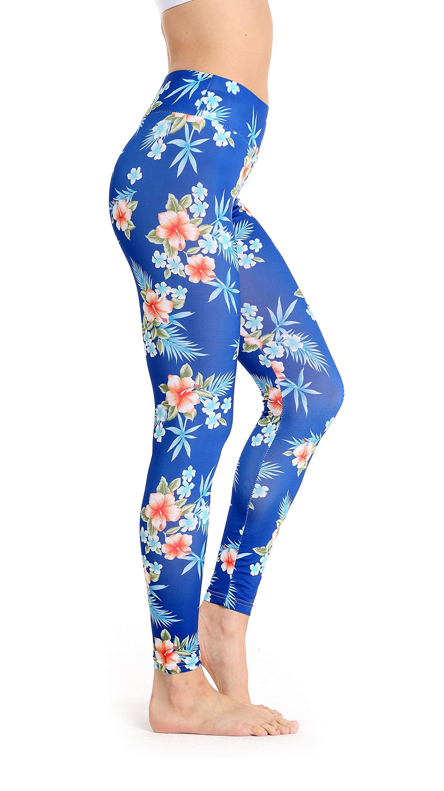 Hawaiian Luau Outfits for Family - Matching Hibiscus Blue Aloha Shirts for Men, Women, Girls & Boys | Beach Party, Summer Vacation & Tropical Theme Events