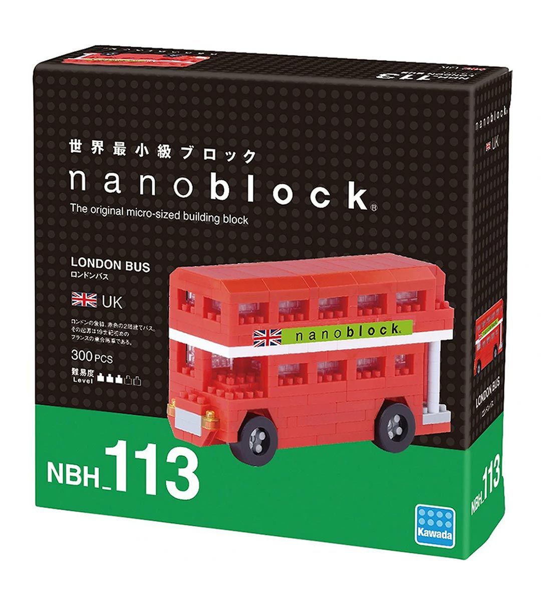 Nanoblock London Bus NBH 113 - Mini Building Block Set for Collectors & Model Enthusiasts | Perfect for Home Decor, Office Display & Creative Gifts