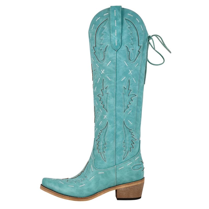 Turquoise-knee High