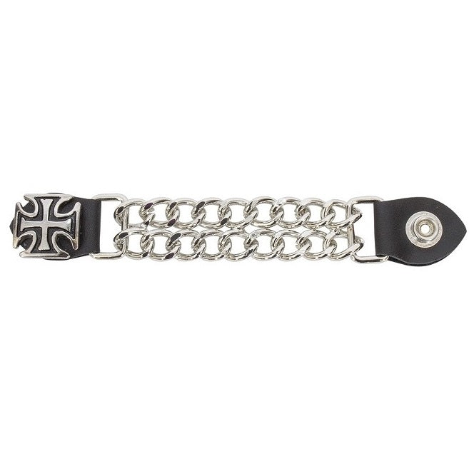 Iron Cross Chain Vest Extender - Adjustable Necklace Extender for Pendants & Charms - Perfect for Layering Jewelry & Customizing Necklace Lengths