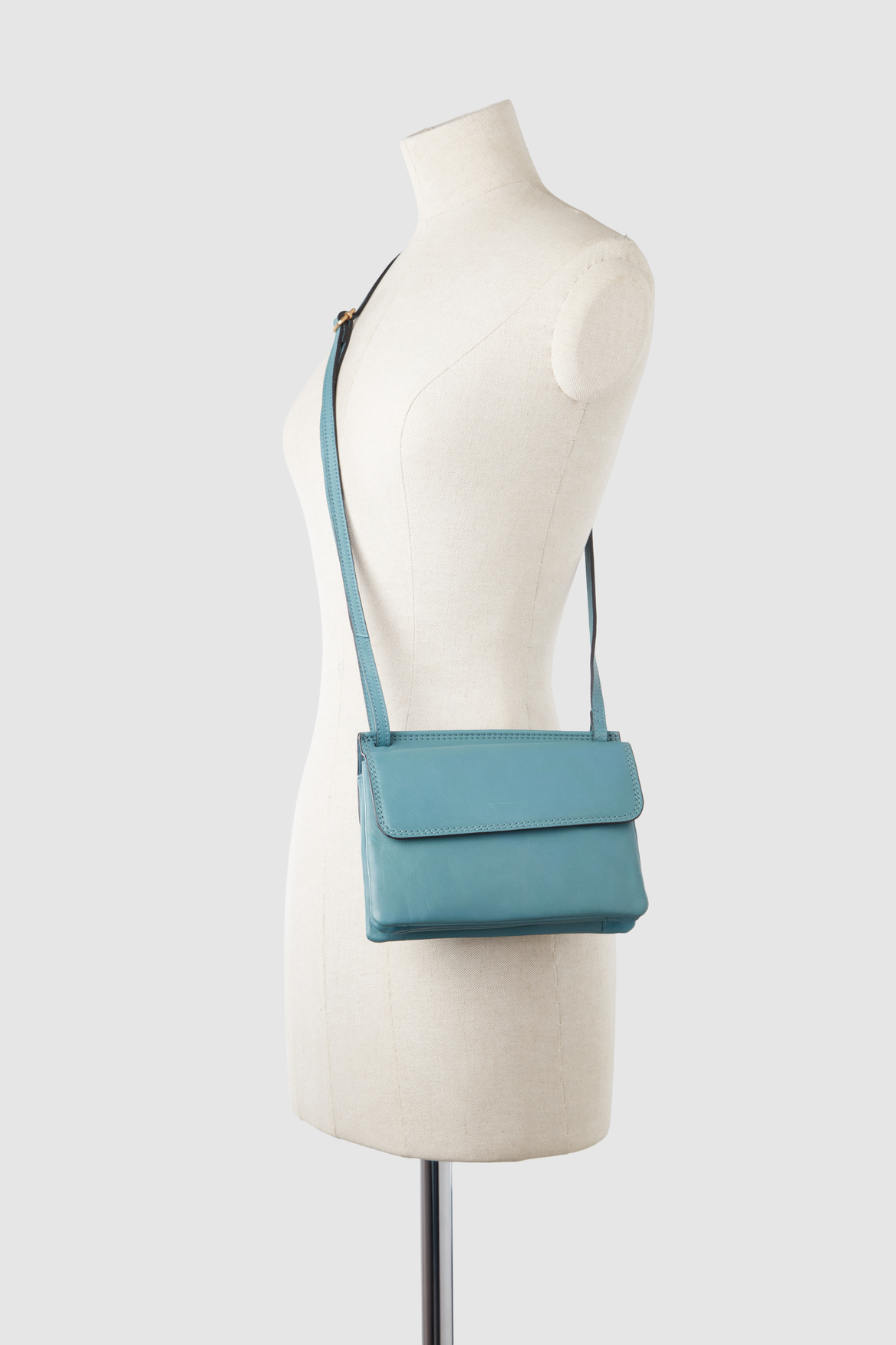 Genuine Maya Leather Double Flap Crossbody Bag for Women - Stylish Shoulder Purse with Adjustable Strap, Perfect for Daily Use, Travel & Shopping
