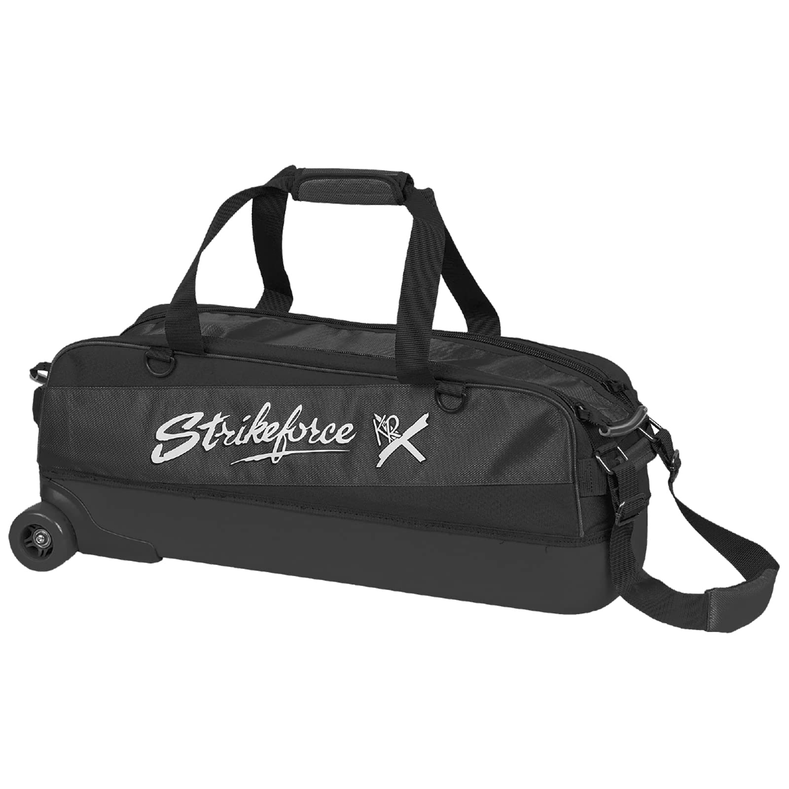 KR Strikeforce Fast Slim Triple Tote Bag - Lightweight Durable Black Gym Bag for Work, Travel & Sports | Perfect for Gym, Office & Weekend Getaways