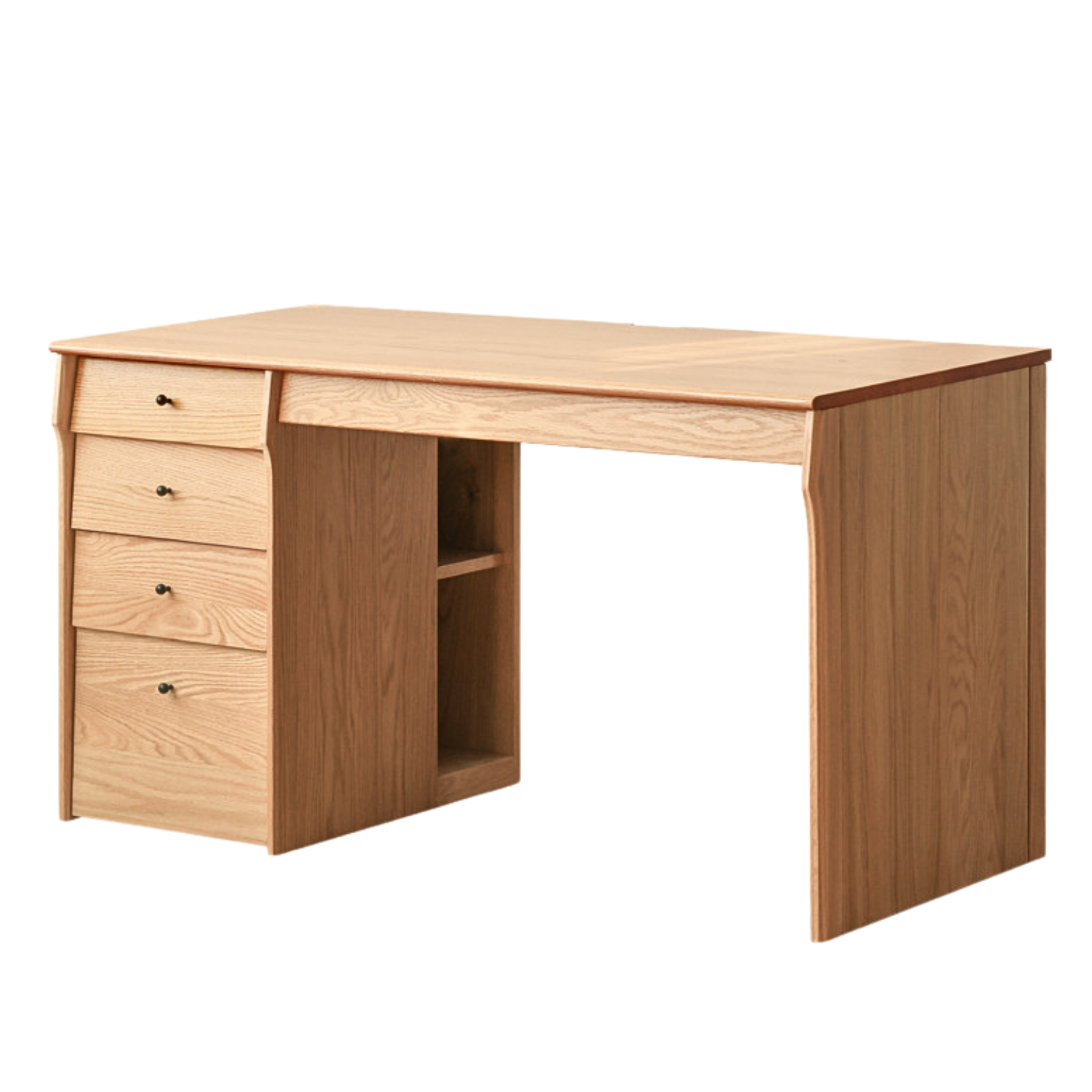 49.2x25.6x29.5 inch / 125x65x75сm / Natural Wood Color / Oak solid wood desk