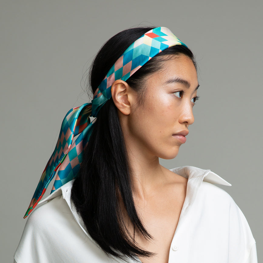 Samira Satin Headband for Women - Soft & Comfortable Hair Accessory for Workouts, Yoga, and Everyday Style
