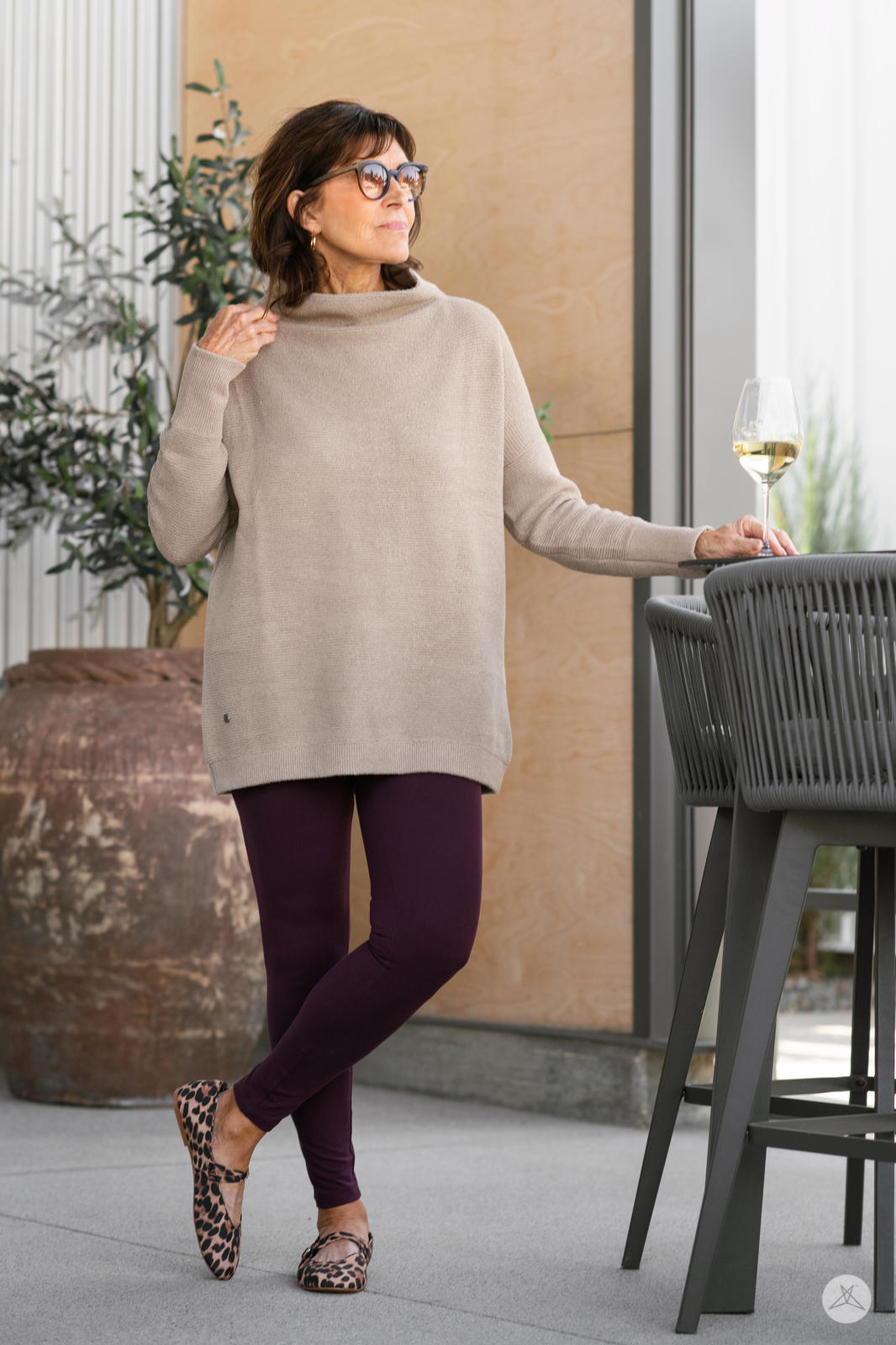Stylish Ottoman Mock Neck Sweater for Women - Cozy Winter Knit Pullover - Perfect for Office, Casual Outings & Date Nights