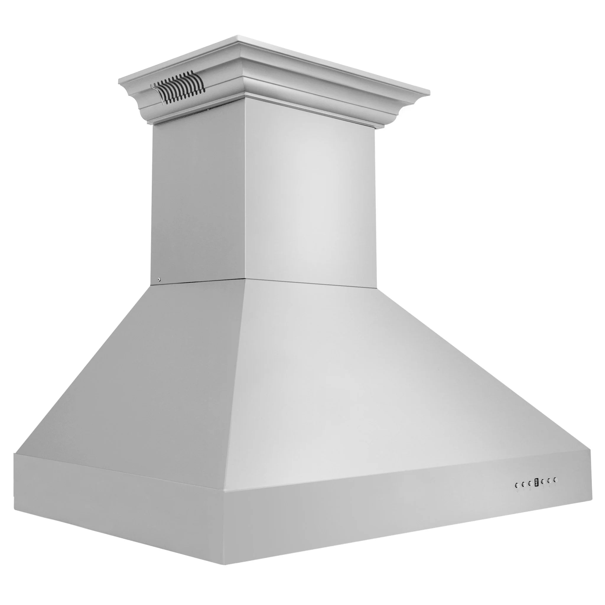ZLINE Stainless Steel Ducted Vent Wall Mount Range Hood with Built-in CrownSound™ Bluetooth Speakers - Perfect for Modern Kitchens & Open-Concept Living Spaces