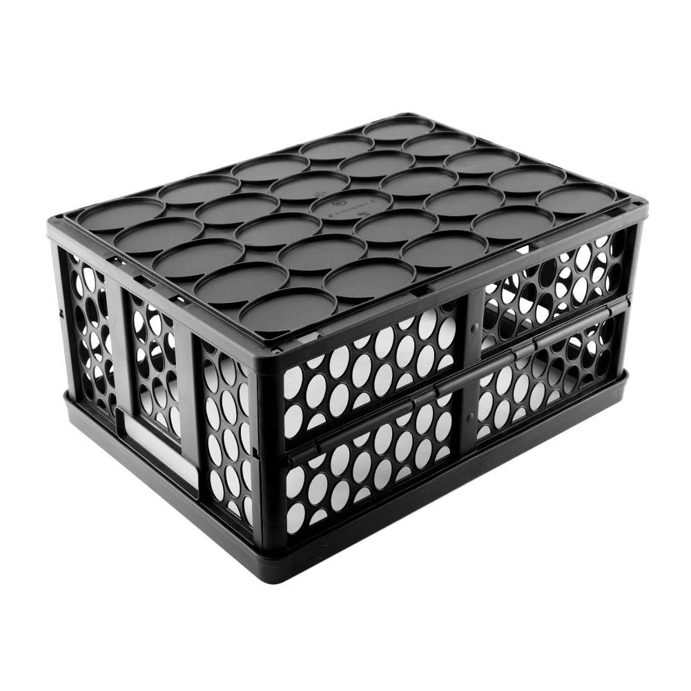 Car Trunk Storage Box Organizer - Foldable Shopping Crate Basket for SUV, Sedan & Minivan | Perfect for Groceries, Travel Gear & Sports Equipment