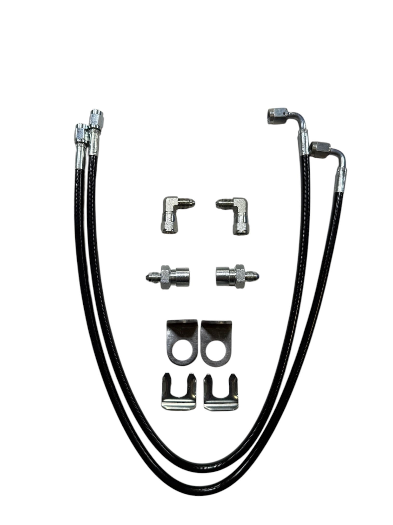 21 24 F150 Front Brake Line Kit for TBM Brakes - Durable Replacement Brake Lines for Ford F150 Trucks - Perfect for Off-Roading & Heavy-Duty Towing