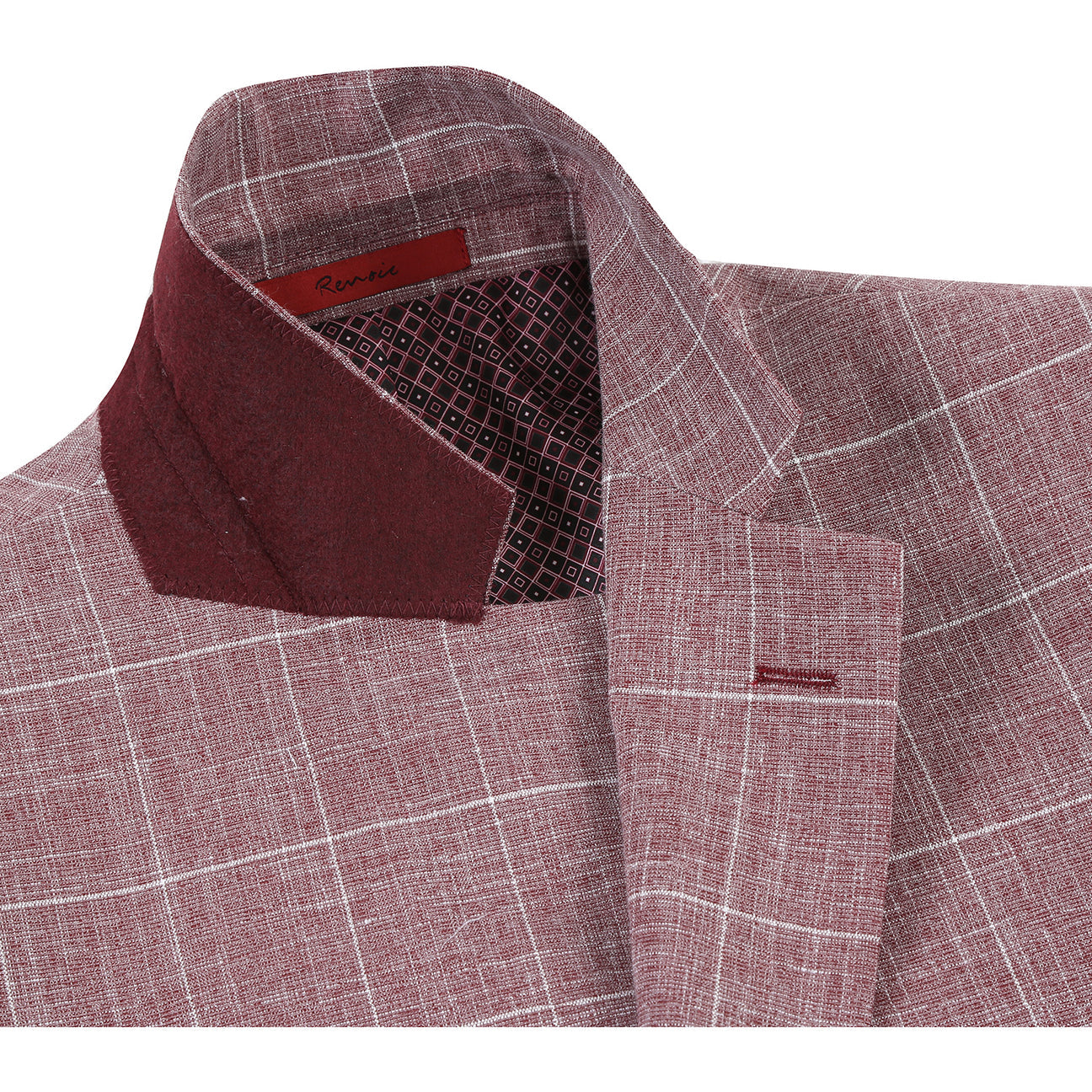 Alessandro Vitello by Renoir Classic Fit Blazer in Wine Red - Size 294/31 | Premium Men's Formal Jacket for Business Meetings, Weddings & Special Occasions