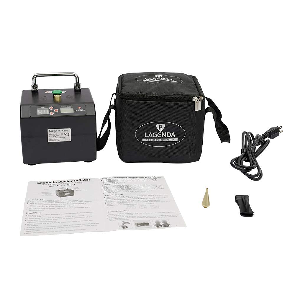LOYALHEARTDY Electric Balloon Pump - Portable Automatic Balloon Blower with Timer for Party Decorations, Birthday Events, Wedding Supplies & Holiday Celebrations - Fast Inflation for Latex & Foil Balloons