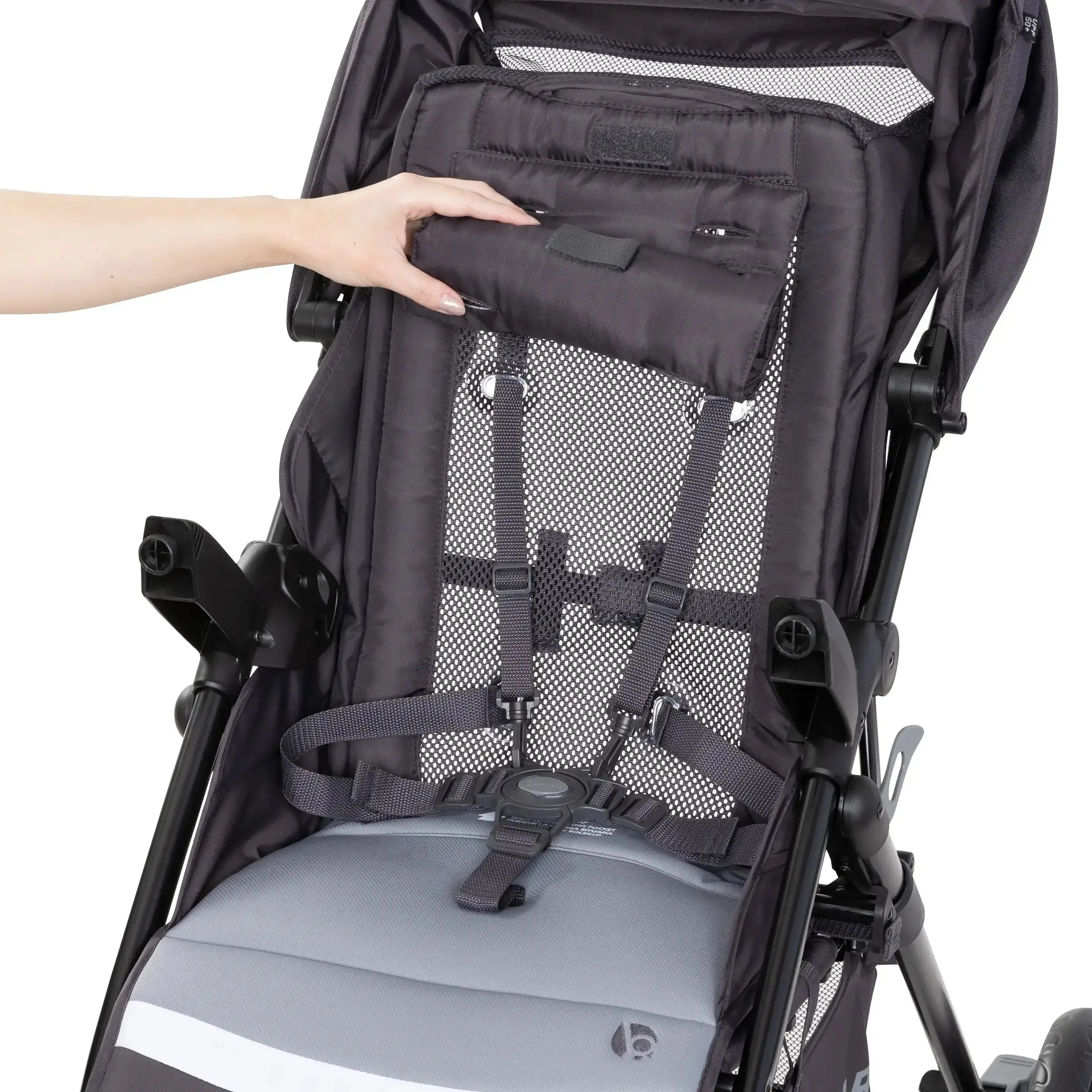 Sonar™ Seasons Stroller in Liberty Gray - Lightweight Compact Baby Stroller with Adjustable Canopy | Perfect for Travel, Shopping & Daily Walks
