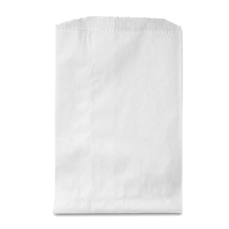 Eco-Friendly White Paper Bags Bulk 500 Pack - Perfect for Retail Packaging, Gift Bags & Party Favors