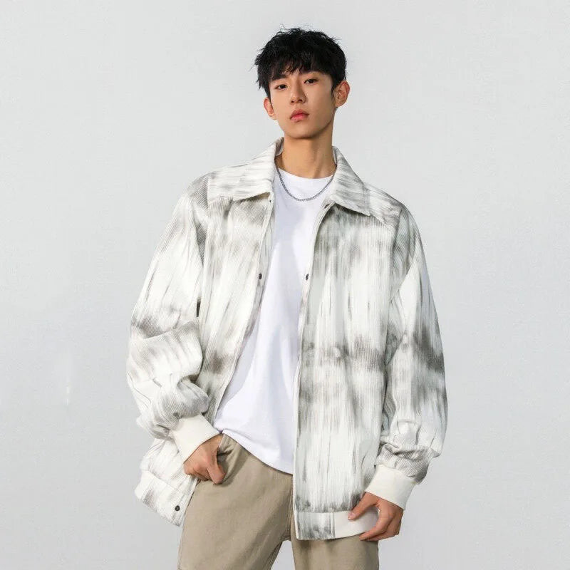 Men's American Style Jackets - Spring Casual Single Breasted Solid Color Turn Down Collar Coat | Trendy Outerwear for Everyday Wear & Office | Fashionable Men's Clothing 9W1238