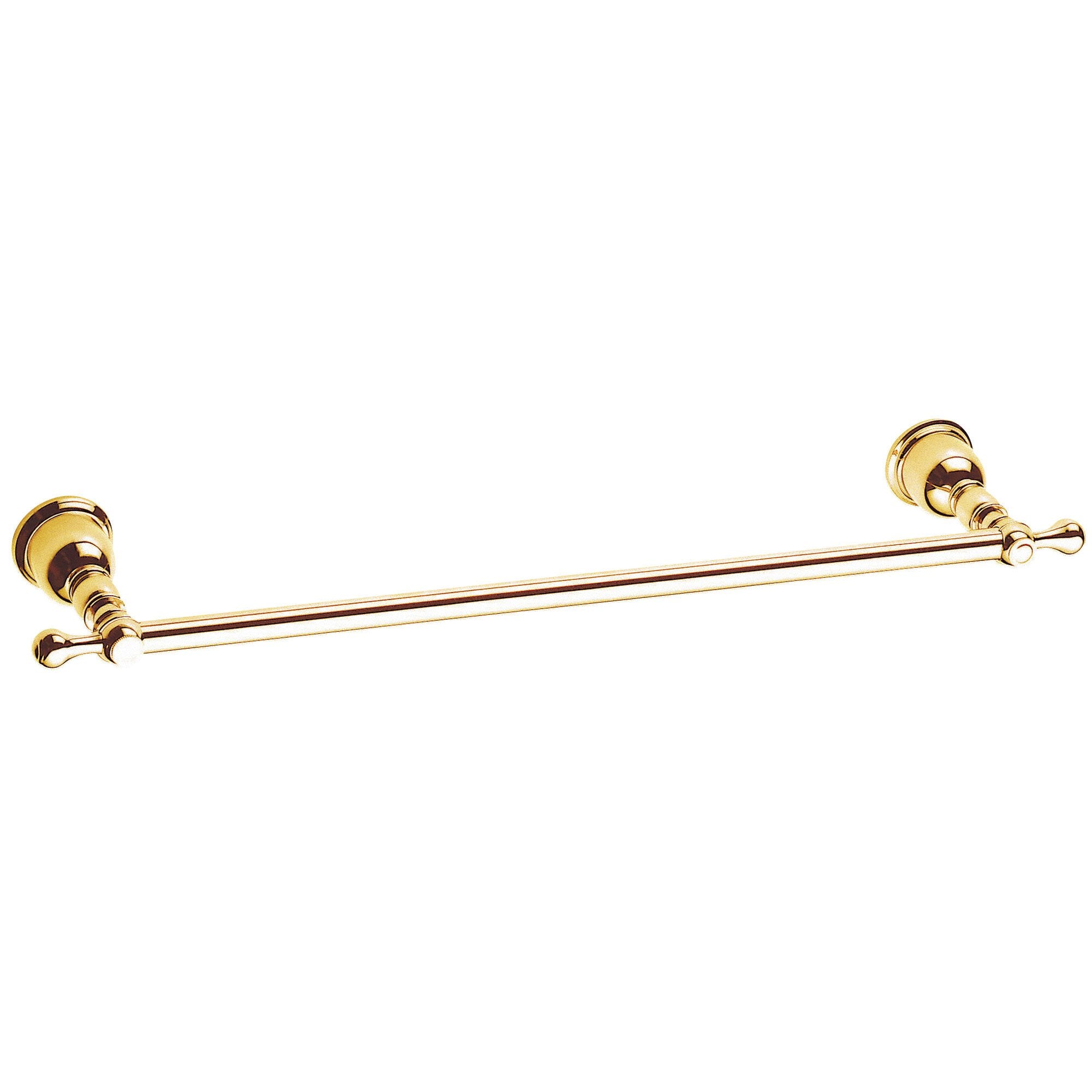 Danze Opulence Traditional Style 18-Inch Polished Brass Towel Bar - Elegant Bathroom Accessory for Spa-Like Luxury