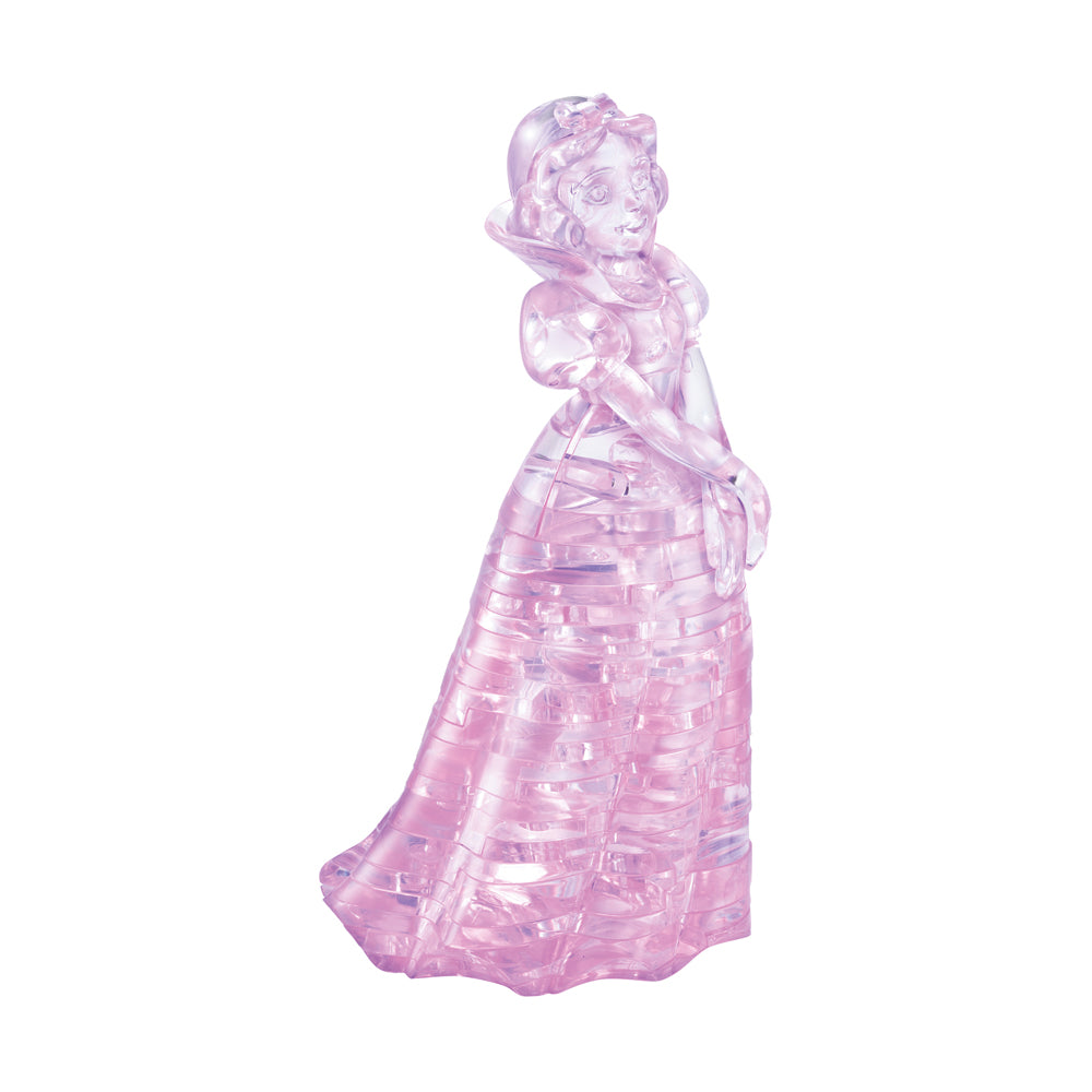 Disney Snow White 3D Crystal Puzzle - 40 Piece Pink Puzzle for Adults & Teens | Fun Brain Teaser & Collectible Gift for Disney Fans | Perfect for Birthday Parties, Family Game Nights & Home Decor