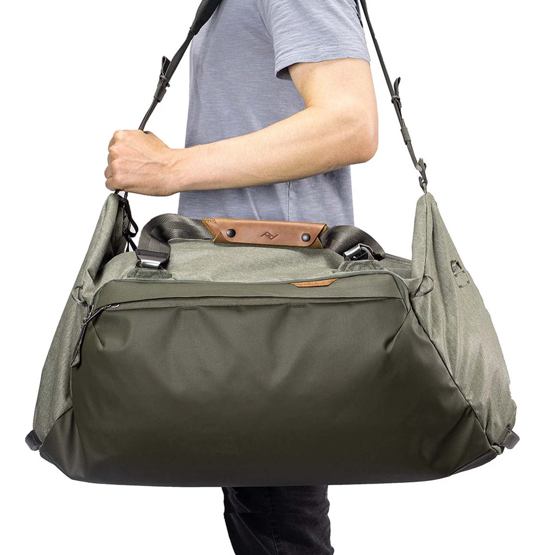 Peak Design 65L Travel Duffel Bag - Waterproof Carry-On Duffel for Air Travel, Camping & Outdoor Adventures | Durable & Lightweight Gear for Men & Women