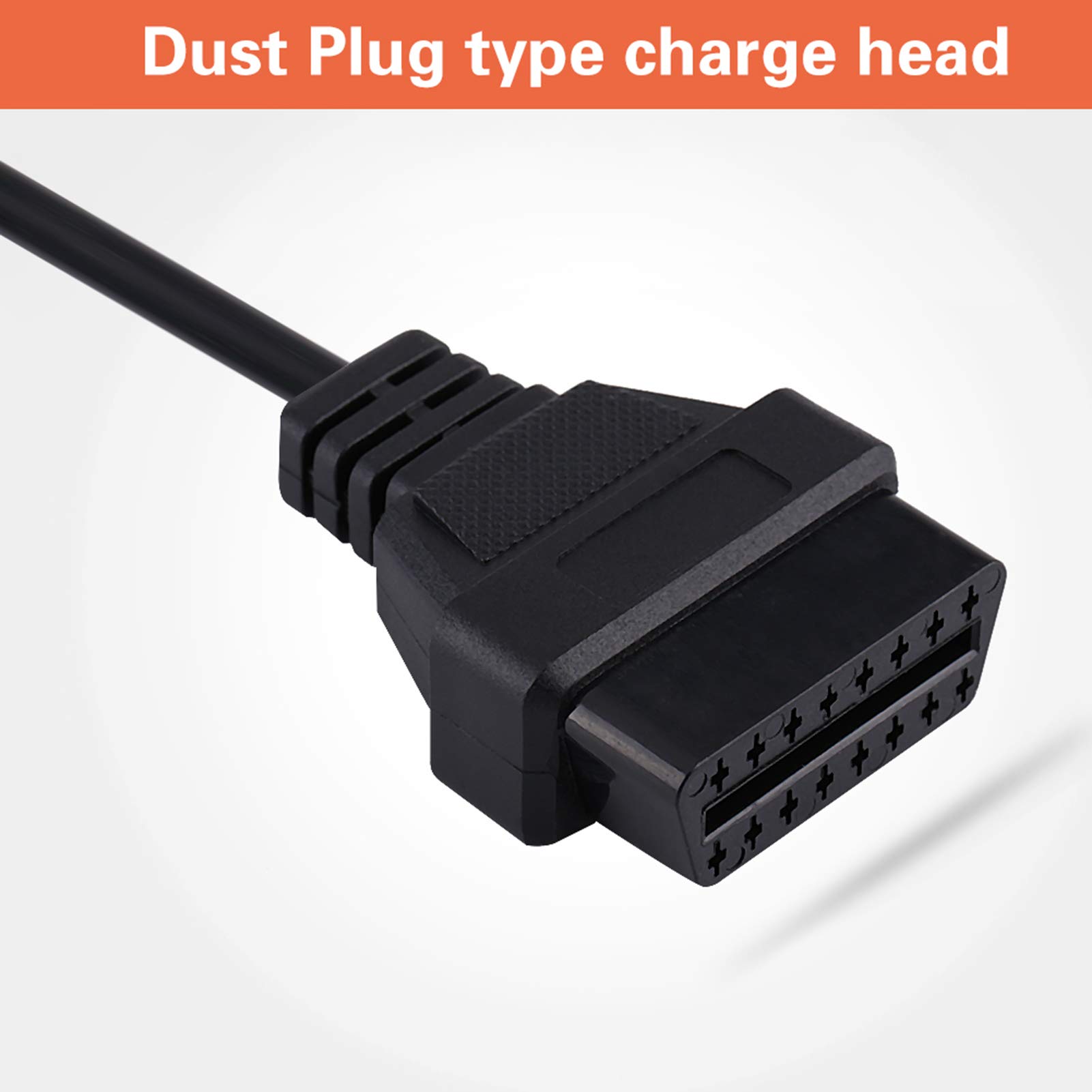 OBD2 Adapter Cable for Motorcycle - 10 Pin to 16 Pin GPS Diagnostic Tool with Throttle Overlay, ABS & Metal Connector (22AWG, 59cm, 175g, Black) - Perfect for Motorcycle ECU Tuning, Data Logging & Performance Monitoring