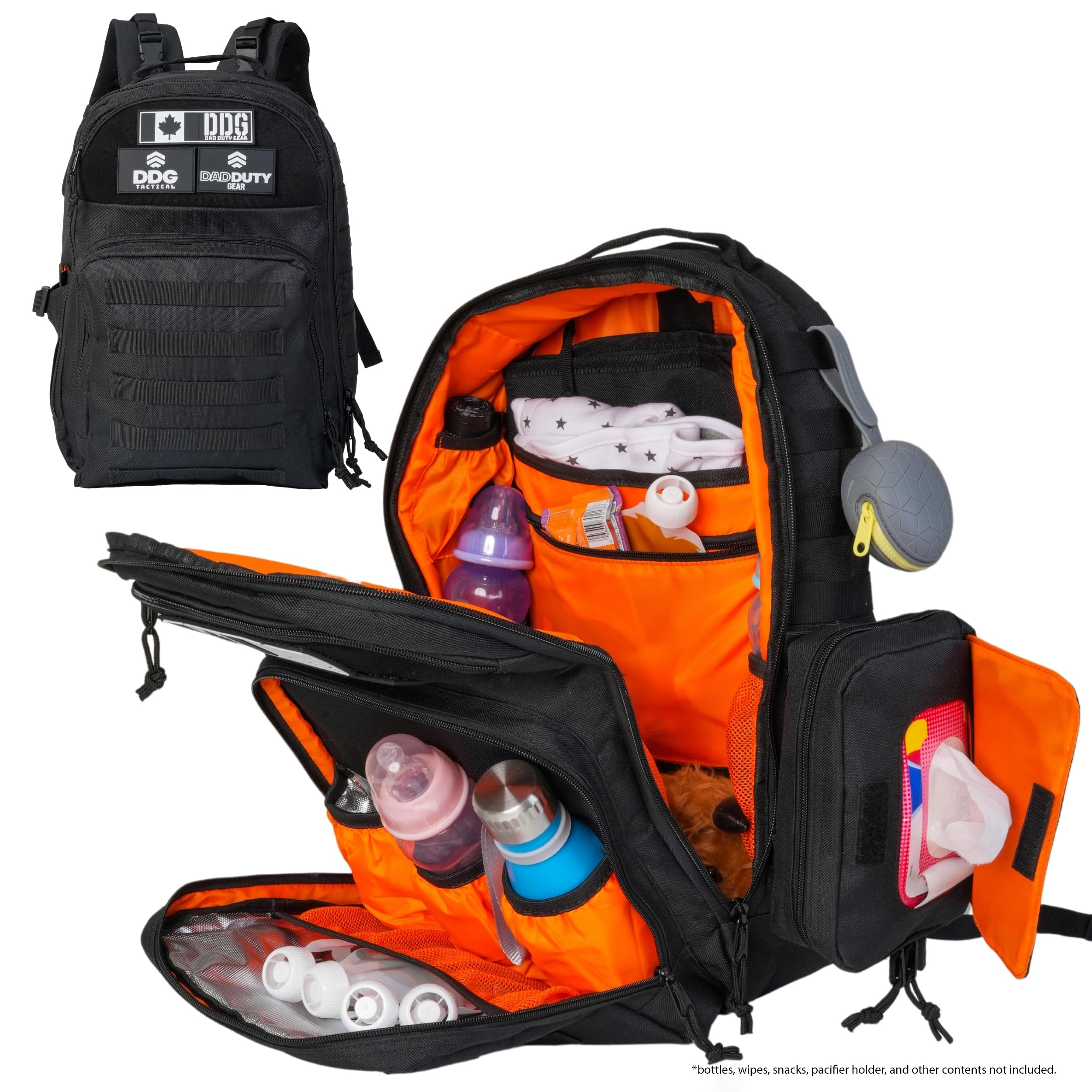 Diaper Backpack for Dads - Stylish & Spacious Baby Essentials Travel Bag with Multiple Pockets | Perfect Baby Shower Gift for New Fathers | Ideal for Daycare, Travel & Family Outings