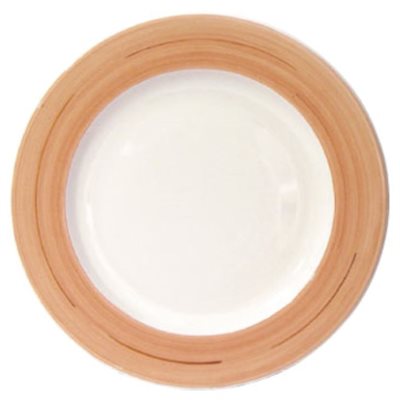 Continental Namib 8-Inch Wide Rim Dinner Plates - Set of 24 - Premium Restaurant-Grade Dishware for Catering, Events & Home Dining
