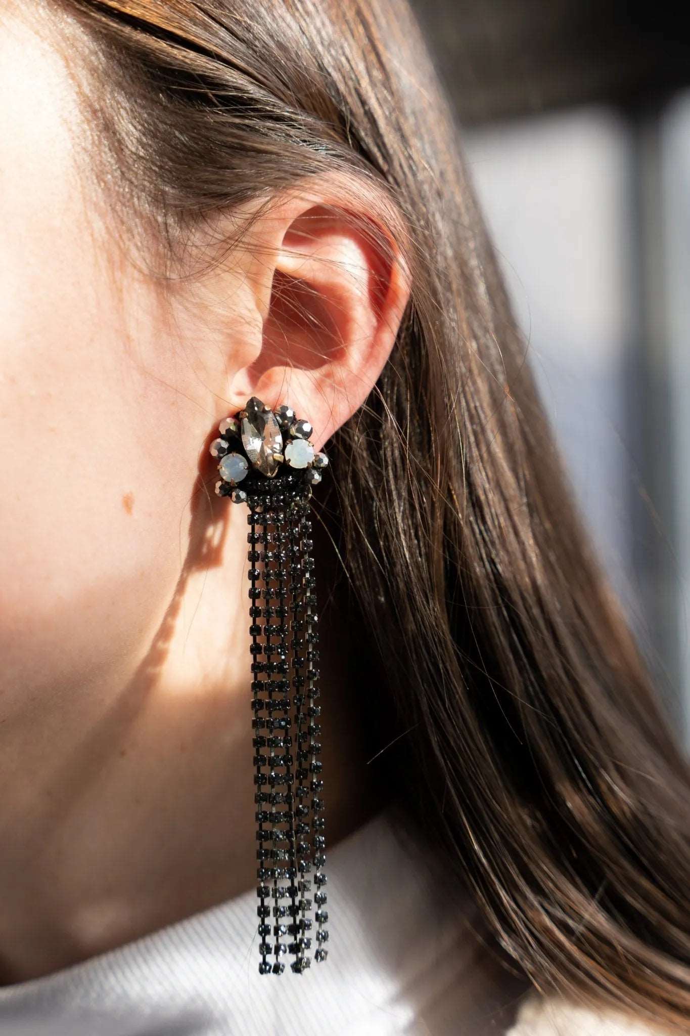 Stylish Axia Clip-On Statement Earrings for Women - Perfect for Parties, Weddings & Special Occasions