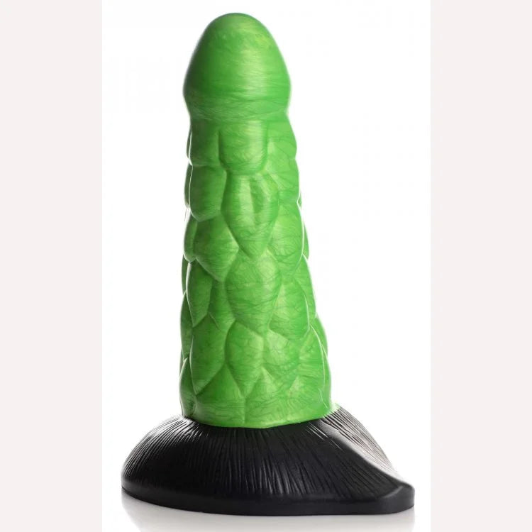 Radioactive Reptile Thick Scaly Dildo - Fantasy Creature Cock for Adult Play | Perfect for Roleplay, BDSM & Fantasy Collection