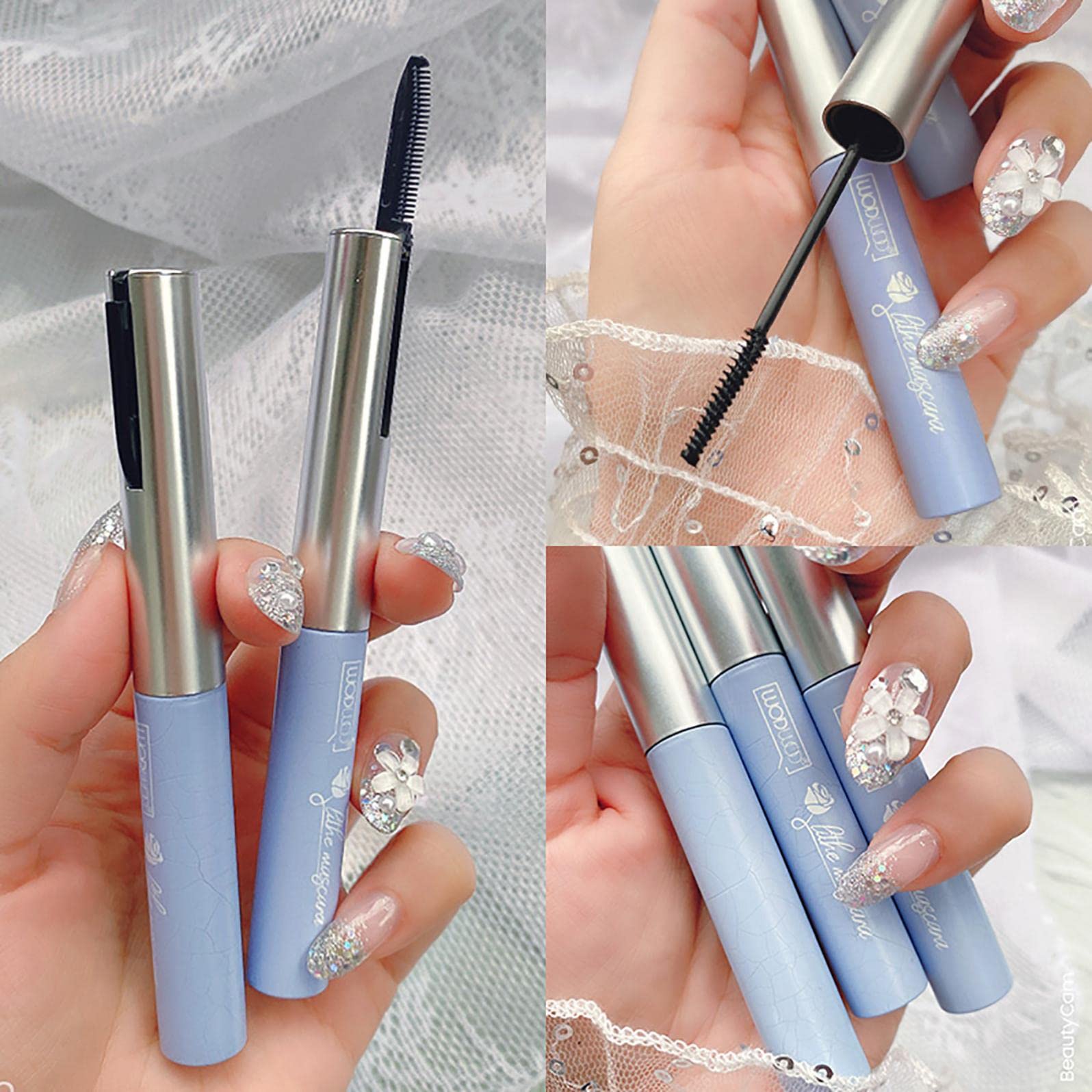 Waterproof Double Head Mascara with Silk Fiber - Long Lasting, Smudge Proof & Quick Drying Formula for Thick, Curling & Lengthening Lashes | Perfect for Everyday Makeup, Special Occasions & Professional Beauty Looks